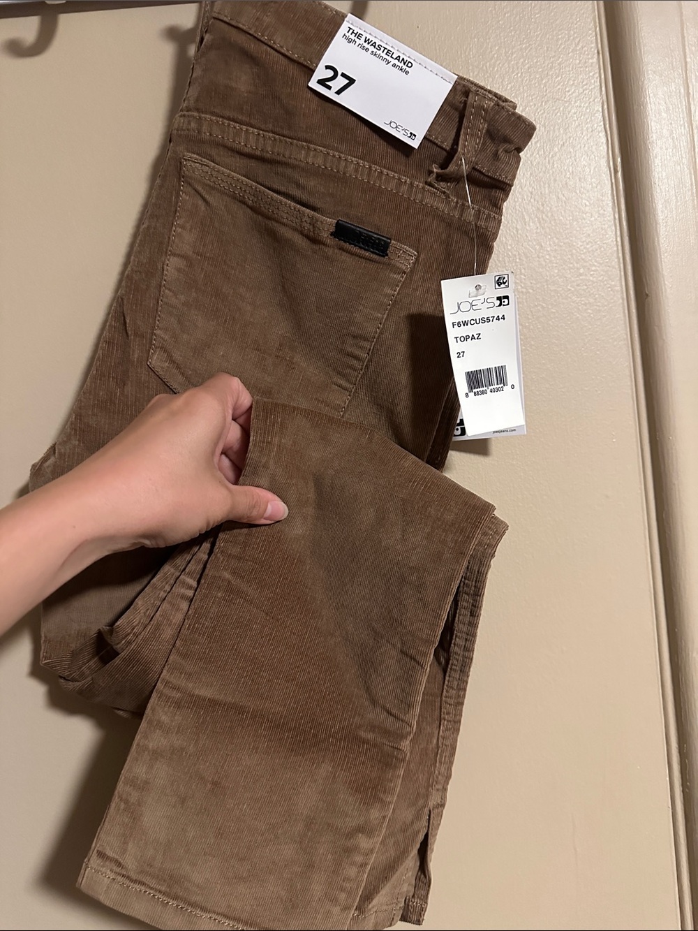 Joes corduroy pants